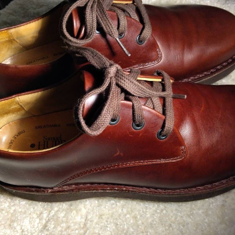 Samuel Hubbard Mens Leather Oxford Shoes Size 8 NWOT